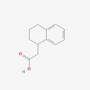 molecular formula C12H14O2 B3147914 2-(1,2,3,4-Tetrahydronaphthalen-1-yl)acetic acid CAS No. 63328-17-6