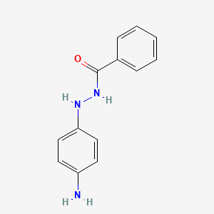 molecular formula C13H13N3O B3147941 N'-(4-Aminophenyl)benzohydrazide CAS No. 63402-27-7