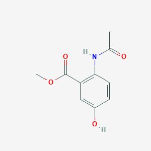 molecular formula C10H11NO4 B314795 Methyl 2-acetamido-5-hydroxybenzoate 