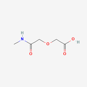 molecular formula C5H9NO4 B3147985 (Methylcarbamoylmethoxy)acetic acid CAS No. 63449-71-8