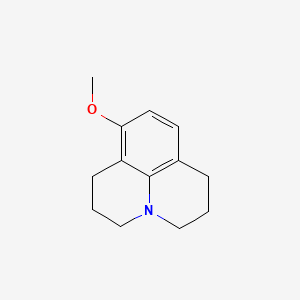 molecular formula C13H17NO B3147991 8-甲氧基-1,2,3,5,6,7-六氢吡啶并[3,2,1-ij]喹啉 CAS No. 63468-83-7