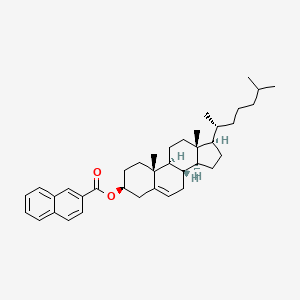 molecular formula C38H52O2 B3148016 胆固醇2-萘酸酯 CAS No. 63520-67-2