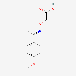 molecular formula C11H13NO4 B3148055 1-(4-Methoxyphenyl)ethyliminoxyacetic acid CAS No. 63564-07-8