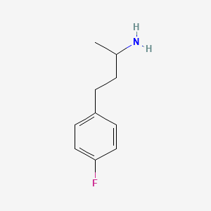 molecular formula C10H14FN B3148107 3-(4-氟苯基)-1-甲基丙胺 CAS No. 63659-85-8