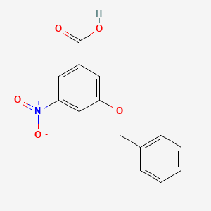 molecular formula C14H11NO5 B3148109 3-(Benzyloxy)-5-nitrobenzoic acid CAS No. 63660-02-6