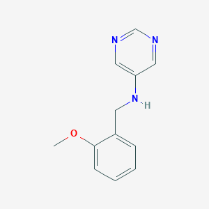 molecular formula C12H13N3O B314811 N-(2-methoxybenzyl)-N-(5-pyrimidinyl)amine 