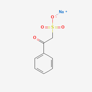molecular formula C8H7NaO4S B3148153 2-氧代-2-苯乙磺酸钠 CAS No. 63738-92-1