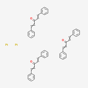 molecular formula C51H42O3Pt2 B3148159 Tris(dibenzylideneacetone)diplatinum(0) CAS No. 63782-74-1