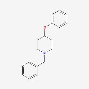 molecular formula C18H21NO B3148200 1-苄基-4-苯氧基哌啶 CAS No. 63843-60-7