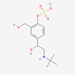 molecular formula C13H21NO6S B3148228 Rac albuterol-4-sulfate CAS No. 63908-03-2