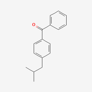 molecular formula C17H18O B3148366 (4-Isobutylphenyl)(phenyl)methanone CAS No. 64357-65-9