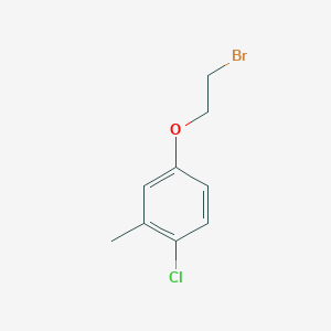 molecular formula C9H10BrClO B3148386 4-(2-Bromo-ethoxy)-1-chloro-2-methyl-benzene CAS No. 6440-89-7