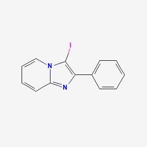 molecular formula C13H9IN2 B3148393 3-Iodo-2-phenylimidazo[1,2-a]pyridine CAS No. 64413-90-7