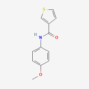 molecular formula C12H11NO2S B3148404 N-(4-甲氧基苯基)噻吩-3-甲酰胺 CAS No. 64419-15-4