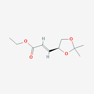 (S,E)-Ethyl 3-(2,2-dimethyl-1,3-dioxolan-4-yl)acrylate