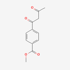 molecular formula C12H12O4 B3148439 4-(3-Oxo-butyryl)-benzoic acid methyl ester CAS No. 64542-28-5
