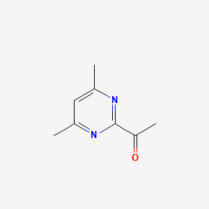 molecular formula C8H10N2O B3148447 1-(4,6-Dimethylpyrimidin-2-yl)ethanone CAS No. 64571-50-2