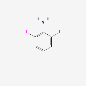molecular formula C7H7I2N B3148453 2,6-Diiodo-4-methylaniline CAS No. 64662-57-3
