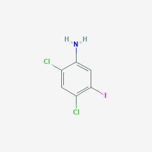molecular formula C6H4Cl2IN B3148458 2,4-Dichloro-5-iodoaniline CAS No. 647025-63-6