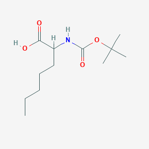 molecular formula C12H23NO4 B3148474 Boc-2-aminoheptanoic acid CAS No. 64769-01-3