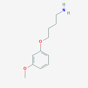 molecular formula C11H17NO2 B3148521 4-(3-Methoxyphenoxy)-butylamine CAS No. 6488-27-3