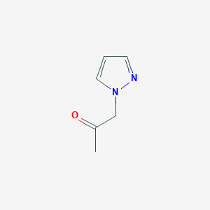 molecular formula C6H8N2O B3148524 1-(1h-Pyrazol-1-yl)acetone CAS No. 64882-48-0