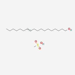 molecular formula C19H40O4S B3148532 Methanesulfonic acid--octadec-11-en-1-ol (1/1) CAS No. 648880-73-3