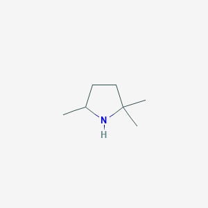 molecular formula C7H15N B3148561 2,2,5-三甲基吡咯烷 CAS No. 6496-48-6