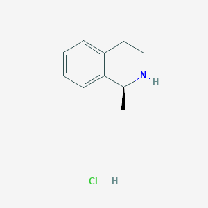 molecular formula C10H14ClN B3148569 (S)-1-甲基-1,2,3,4-四氢异喹啉盐酸盐 CAS No. 64982-62-3