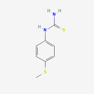 molecular formula C8H10N2S2 B3148588 N-[4-(methylthio)phenyl]thiourea CAS No. 65069-54-7