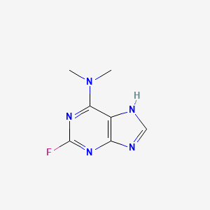 2-fluoro-N,N-dimethyl-7H-purin-6-amine