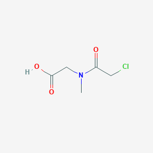 molecular formula C5H8ClNO3 B3148636 2-[(2-氯乙酰)(甲基)氨基]乙酸 CAS No. 65332-01-6
