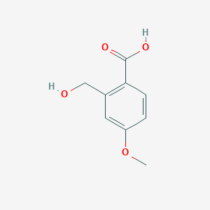 molecular formula C9H10O4 B3148663 2-(Hydroxymethyl)-4-methoxybenzoic acid CAS No. 65399-12-4