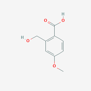 molecular formula C9H10O4 B3148663 2-(羟甲基)-4-甲氧基苯甲酸 CAS No. 65399-12-4