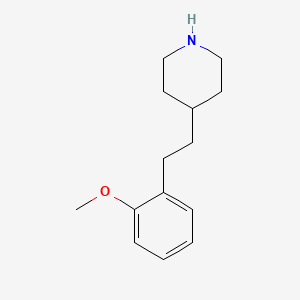 molecular formula C14H21NO B3148711 4-[2-(2-Methoxy-phenyl)-ethyl]-piperidine CAS No. 654662-91-6