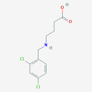 molecular formula C11H13Cl2NO2 B3148762 4-[(2,4-二氯苄基)氨基]丁酸 CAS No. 656815-81-5