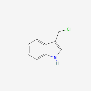 molecular formula C9H8ClN B3148770 3-(氯甲基)-1H-吲哚 CAS No. 65738-50-3