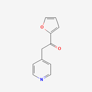 molecular formula C11H9NO2 B3148781 1-(2-呋喃基)-2-吡啶-4-基乙酮 CAS No. 6576-07-4