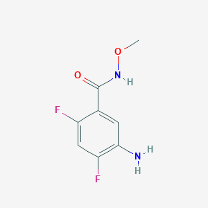5-amino-2,4-difluoro-N-methoxybenzamide