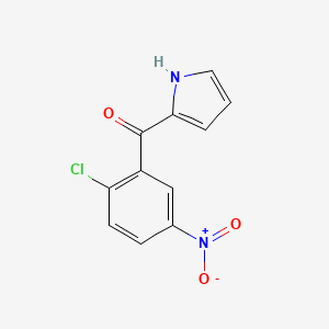 (2-chloro-5-nitro-phenyl)-(1H-pyrrol-2-yl)-methanone