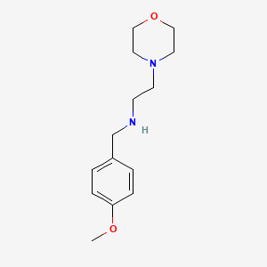 molecular formula C14H22N2O2 B3148842 (4-Methoxy-benzyl)-(2-morpholin-4-yl-ethyl)-amine CAS No. 65875-12-9