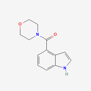 molecular formula C13H14N2O2 B3148848 (1H-Indol-4-yl)-morpholin-4-yl-methanone CAS No. 65923-23-1