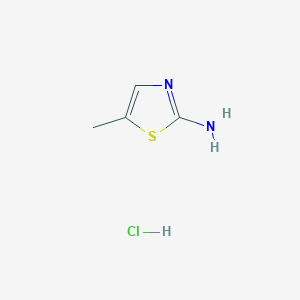 molecular formula C4H7ClN2S B3148854 5-Methylthiazol-2-amine hydrochloride CAS No. 6593-86-8