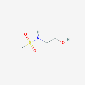 molecular formula C3H9NO3S B3148872 N-(2-hydroxyethyl)methanesulfonamide CAS No. 6601-38-3