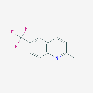 molecular formula C11H8F3N B3148886 2-Methyl-6-(trifluoromethyl)quinoline CAS No. 66023-21-0