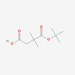 molecular formula C10H18O4 B3148906 4-(Tert-butoxy)-3,3-dimethyl-4-oxobutanoic acid CAS No. 660423-00-7