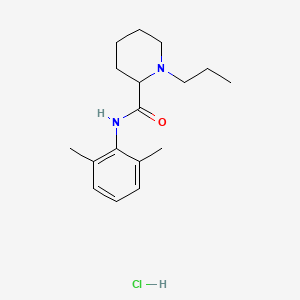 molecular formula C17H27ClN2O B3148914 N-(2,6-Dimethylphenyl)-1-propylpiperidine-2-carboxamide hydrochloride CAS No. 66052-79-7