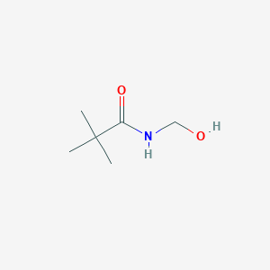 molecular formula C6H13NO2 B3148961 N-(Hydroxymethyl)-2,2-dimethylpropanamide CAS No. 66297-46-9