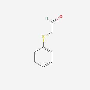 molecular formula C8H8OS B3148968 (Phenylsulfanyl)acetaldehyde CAS No. 66303-55-7