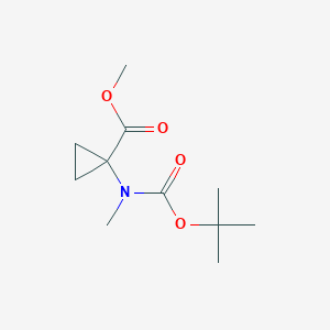 Methyl 1-[methyl-[(2-methylpropan-2-yl)oxycarbonyl]amino]cyclopropane-1-carboxylate